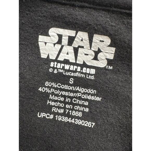 Star Wars women's size S‎ black Baby Yoda lighted holiday Christmas sweatshirt - Picture 13 of 13